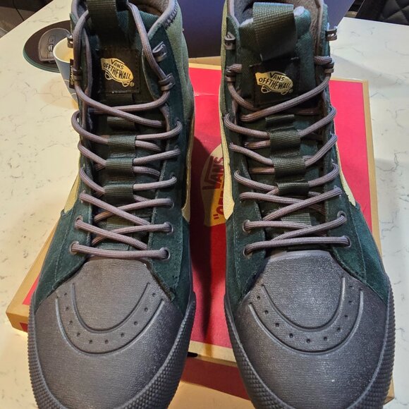 Vans Sk8-Hi Gore-Tex MTE-3 Waterproof Winter Boot Shoe Green Mens Size 11 NEW - Picture 3 of 9